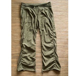 Lululemon Dance Studio Camo Green Unlined Yoga / Workout Pants